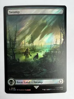 Fallout Swamp (Surge Foil) Magic: The Gathering Near Mint - Image 1