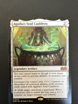 Magic: The Gathering Wilds of Eldraine Agatha's Soul Cauldron 0242 NM- - Image 1