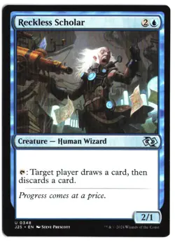 Reckless Scholar #348 - Foundations Jumpstart - Normal - Uncommon - Image 1