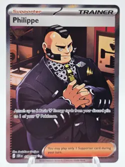 Philippe 110/086 Pokemon TCG Chaos Rising Ultra Rare Trainer Holo NM - Image 1