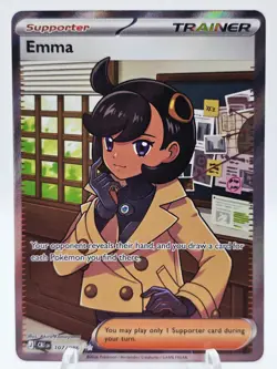 Emma 107/086 Pokemon TCG Chaos Rising Ultra Rare Trainer Holo NM - Image 1