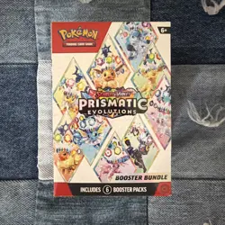 Pokemon TCG Prismatic Evolutions Booster Bundle 6 Packs - Image 1