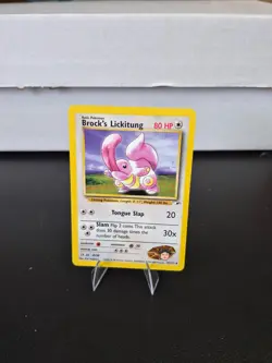 1999-2000 Pokemon TCG - Gym Heros- Non Holo- Brock's Lickitung 41/132 - Image 1