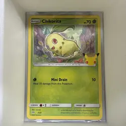 Pokemon - Chikorita 2/25 - McDonalds 25th Anniversary - Non Holo - Near Mint - Image 1