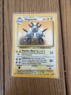 Pokemon 1999 WOTC Base Set Unlimited Holo Magneton 9/102 - Image 3