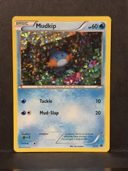 Pokemon TCG Mudkip Holo McDonald's 2015 Promo 5/12 LP - Image 1