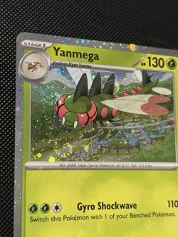 Pokemon Journey Together Promo - Yanmega - SVP 187 - 2 SWIRLS -Cosmos Holo -M/NM - Image 2
