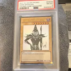 Yu-Gi-Oh! Dark Magician JUMP-EN049 Shonen Jump Promo PSA 8 Konami - Image 1