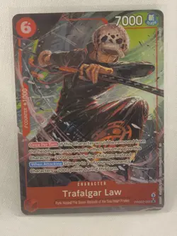 One Piece TCG Trafalgar Law PRB02-002 Alt Art - Image 1