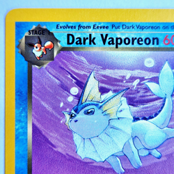Dark Vaporeon 45/82 Pokemon TCG Team Rocket NM Vintage 2000 Card - Image 3