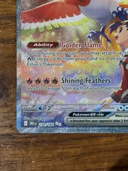 Ethan's Ho-Oh EX 230/182 Destined Rivals SIR Pokemon Card Ethans Ho-oh - Image 5