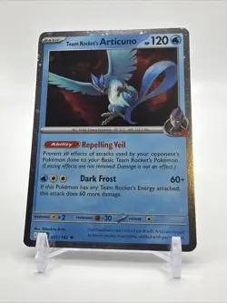 Team Rocket's Articuno 051/182 Cosmos Holo Miscellaneous Cards & Products NM - Image 2