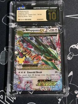 M Rayquaza Ex 76/108 Pokemon Celebrations Classic Collection CGC 10 Pristine - Image 1