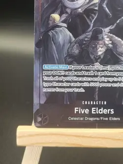 Five Elders Alternate Art OP13-082 Carrying On His Will One Piece ENG - Image 5