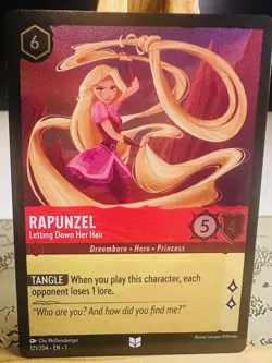 Rapunzel - Letting Down Her Hair 121/204 [Cold Foil] [The First Chapter] Lorcana - Image 1