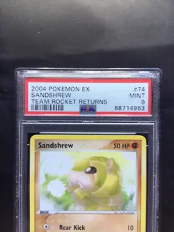 Pokemon Cards: EX Team Rocket Returns Common: Sandshrew 74/109: PSA 9 - Image 3