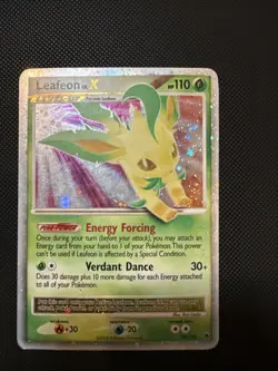 Pokemon Leafeon LV.X 99/100 Majestic Dawn Ultra Rare Holo Card - Image 1