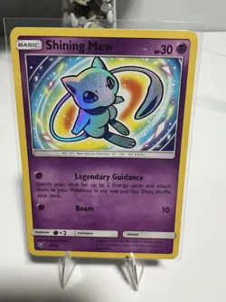 Shining Mew 40/73 Shining Legends Holo Rare Pokemon Card - Image 1