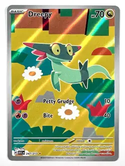2026 Dreepy 247 Illustration Rare IR Holo Ascended Heroes Pokemon TCG Card - Image 1