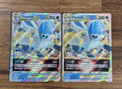 (2) Glaceon VSTAR SWSH197 Jumbo Cards Holo - Image 1