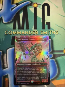 Zada Hedron Grinder ✨ Borderless FOIL ✨ MTG NM Goblinstorm Secret Lair 2406 - Image 1