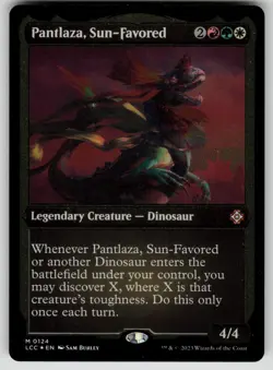Pantlaza, Sun-Favored Thick Stock Foil The Lost Caverns of Ixalan 124 MTG NM - Image 1