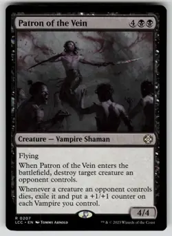 Patron of the Vein Rare Commander: The Lost Caverns of Ixalan 207 MTG NM 2023 - Image 1