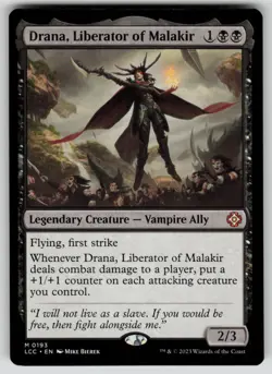 Drana, Liberator of Malakir Commander: The Lost Caverns of Ixalan 193 MTG NM - Image 1