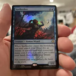 MTG Magic The Gathering Judge Promo NM Foil Spellseeker - Image 1