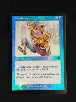 Hoodwink Mercadian Masques MTG Magic the Gathering – Foil – LP – Collector / EDH - Image 2