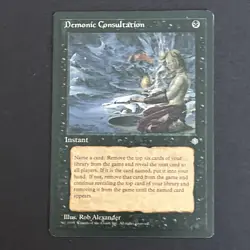 MTG Demonic Consultation - Ice Age - Magic: The Gathering - Premodern- Commander - Image 1