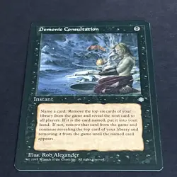MTG Demonic Consultation - Ice Age - Magic: The Gathering - Premodern- Commander - Image 2