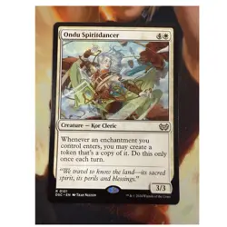 Wizards of the Coast Ondu Spiritdancer Creature White MTG DSK 0101 EN 2024 - Image 1