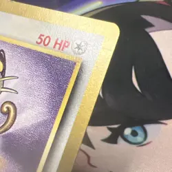 Meowth Gold Border Promo Fruit Roll Up 56/64 Pokemon Jungle MP/LP - Image 3