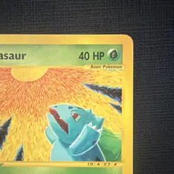 Pokemon TCG Bulbasaur 095/165 Expedition Base Set e-Reader 40 HP 2002 - Image 2