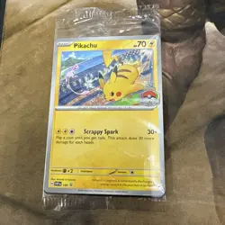 Pikachu SVP EN 190 - 2024 World Championships Sealed Promo Pokemon TCG Card - Image 1