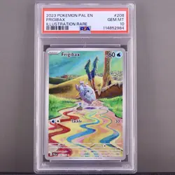 Pokemon Frigibax 208/193 Paldea Evolved PSA 10 Illustration Rare - Image 1