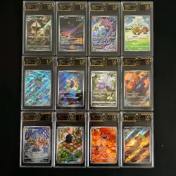 12 Lot OCD 10 Pokemon TCG Chinese Card AR Art Rare garbodor Slither Wing A1 FI38 - Image 1