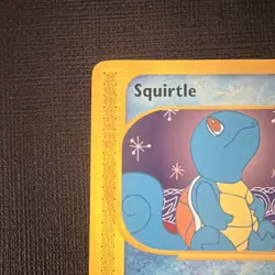 Pokemon TCG Squirtle 132/165 Expedition Base Set Regular 2002 - Image 2