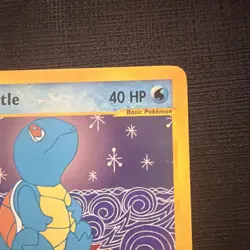 Pokemon TCG Squirtle 132/165 Expedition Base Set Regular 2002 - Image 3