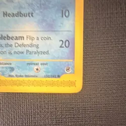 Pokemon TCG Squirtle 132/165 Expedition Base Set Regular 2002 - Image 4
