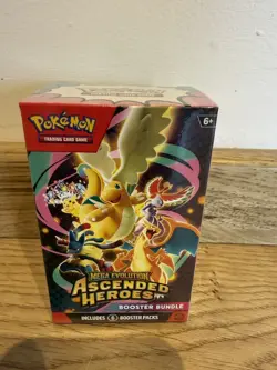 Pokemon TCG Ascended Heroes Booster Bundle Including 6 Booster Packs - Image 1