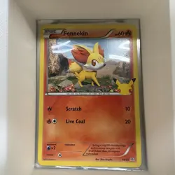 Pokemon - Fennekin 14/25 - 25th Anniversary Mcdonalds - Non Holo - Near Mint - Image 1