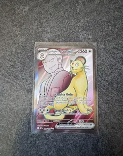 Team Rocket's Persian EX 219/182 Pokemon TCG Destined Rivals Ultra Rare English - Image 1
