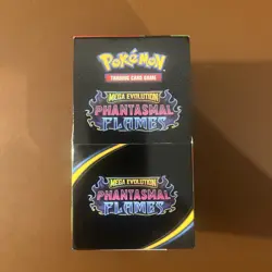 Pokemon TCG Phantasmal Flames Half Booster Box (18 Packs Sealed) Unsealed Box - Image 1