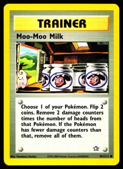 MOO-MOO MILK 101/111 COMMON NEO GENESIS POKEMON UNLIMITED LP - Image 1