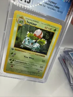 Pokemon Ivysaur CGC 7.5 NM+ 1st Edition Shadowless Base Set 30/102 - Image 5