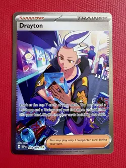 Drayton - 244/191 Special Illustration Rare Holo Pokemon SV08: Surging Sparks - Image 1