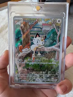 Pokemon Meowth Full Art Phantasmal Flames 106/094 Illustration Rare (English) - Image 1