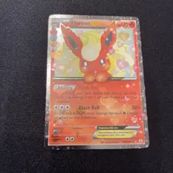 Pokemon TCG - Flareon EX - RC6/RC32 - Generations Radiant Collection - LP+/NM - Image 1